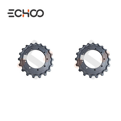 Mini excavator Kubota KX 080-3 drive sprocket undercarriage components